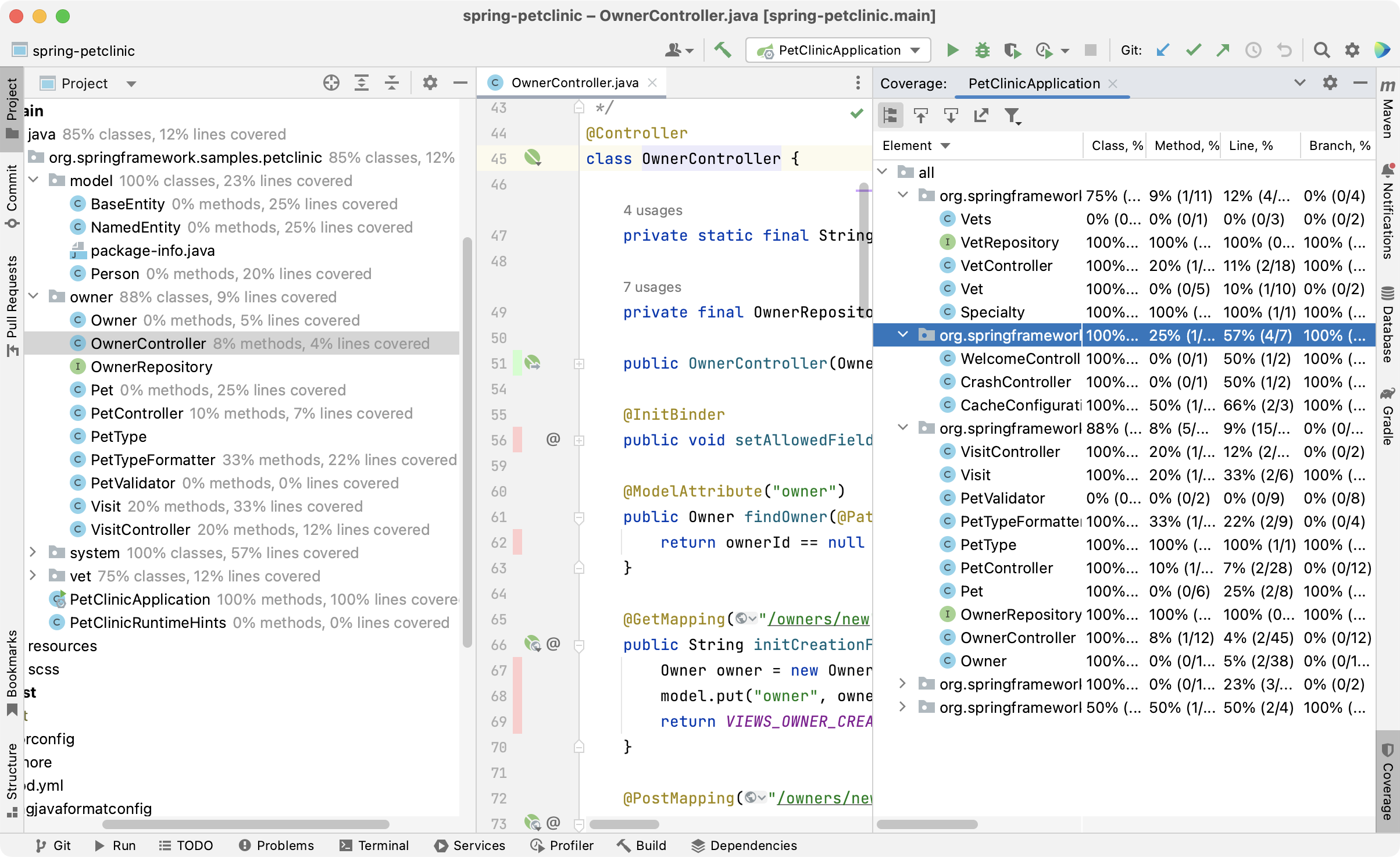 Code coverage