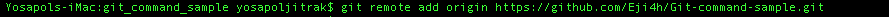 git remote add