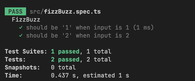 2nd test passed again