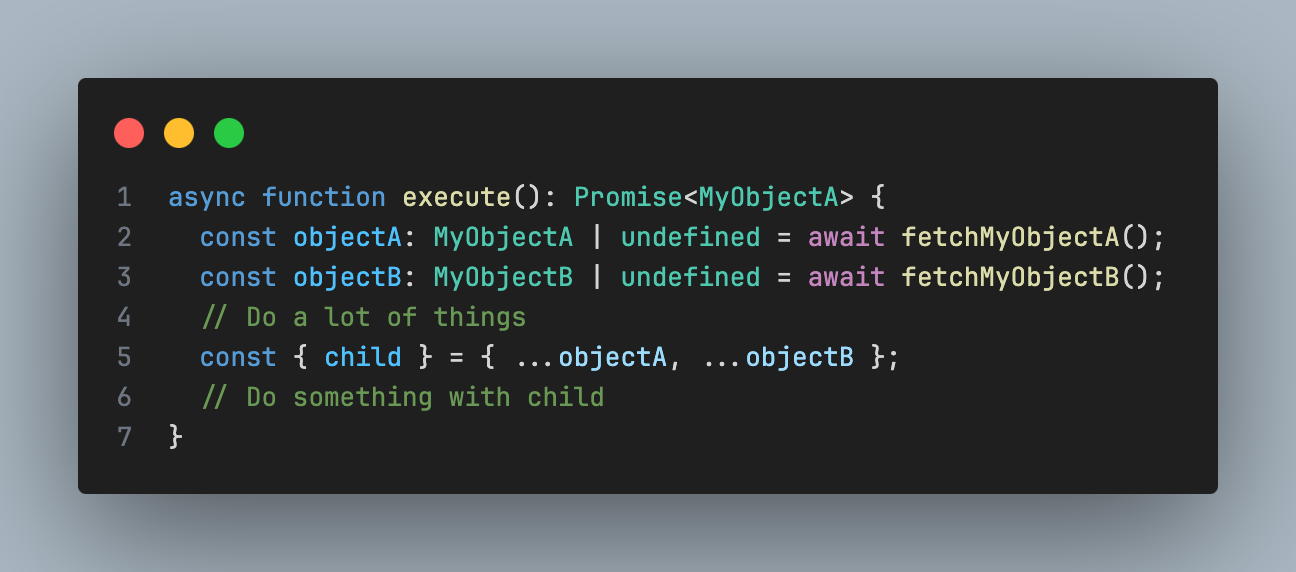 Wrong purpose destructuring